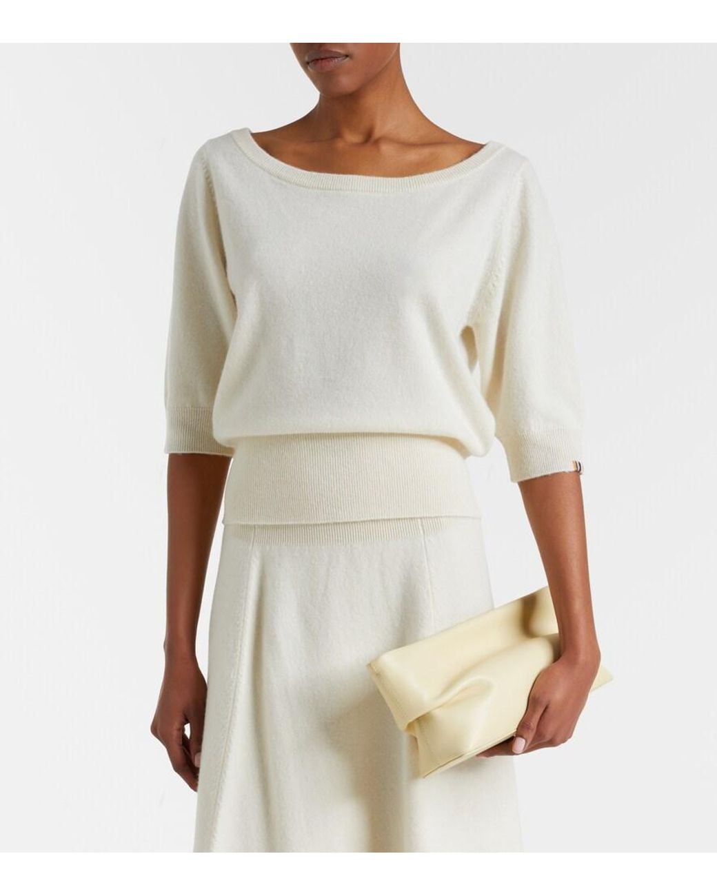 Extreme Cashmere Natural N°422 Marianne Cashmere Sweater