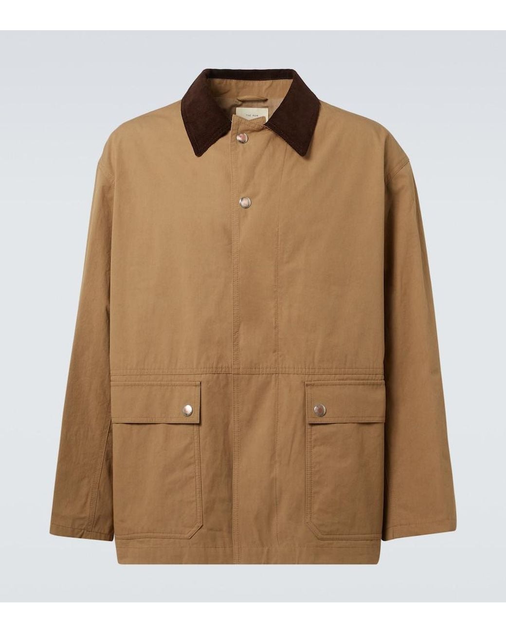 The Row Brown Frank Cotton Jacket for men