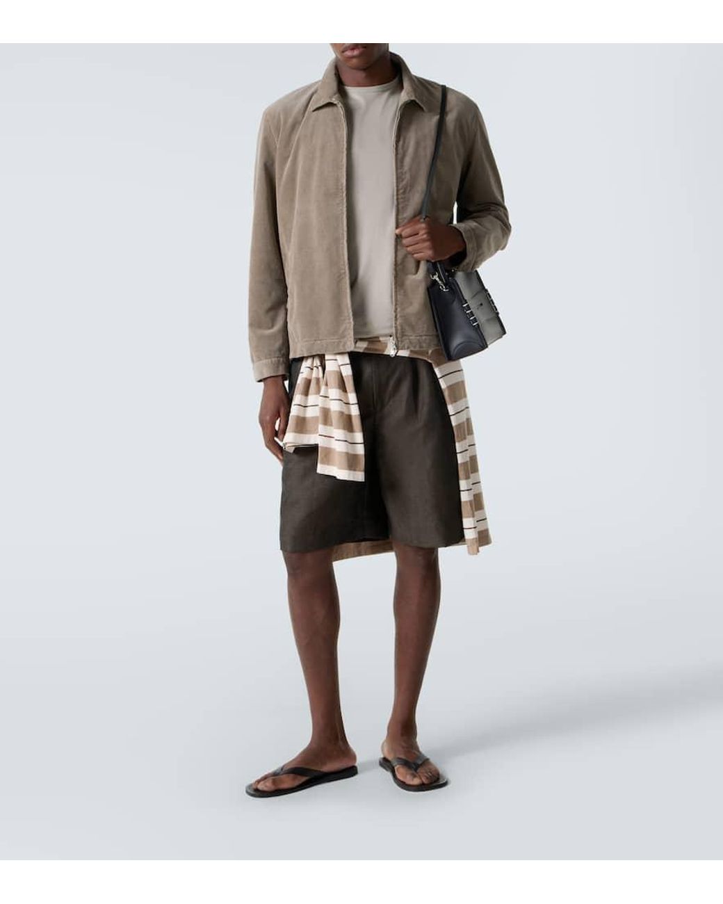 Sunspel Natural Cotton Corduroy Jacket for men