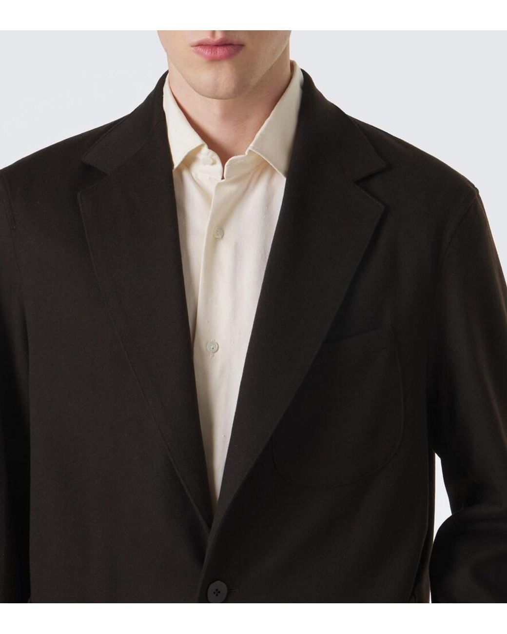 Blazer De Cachemir STÒFFA de hombre de color Black