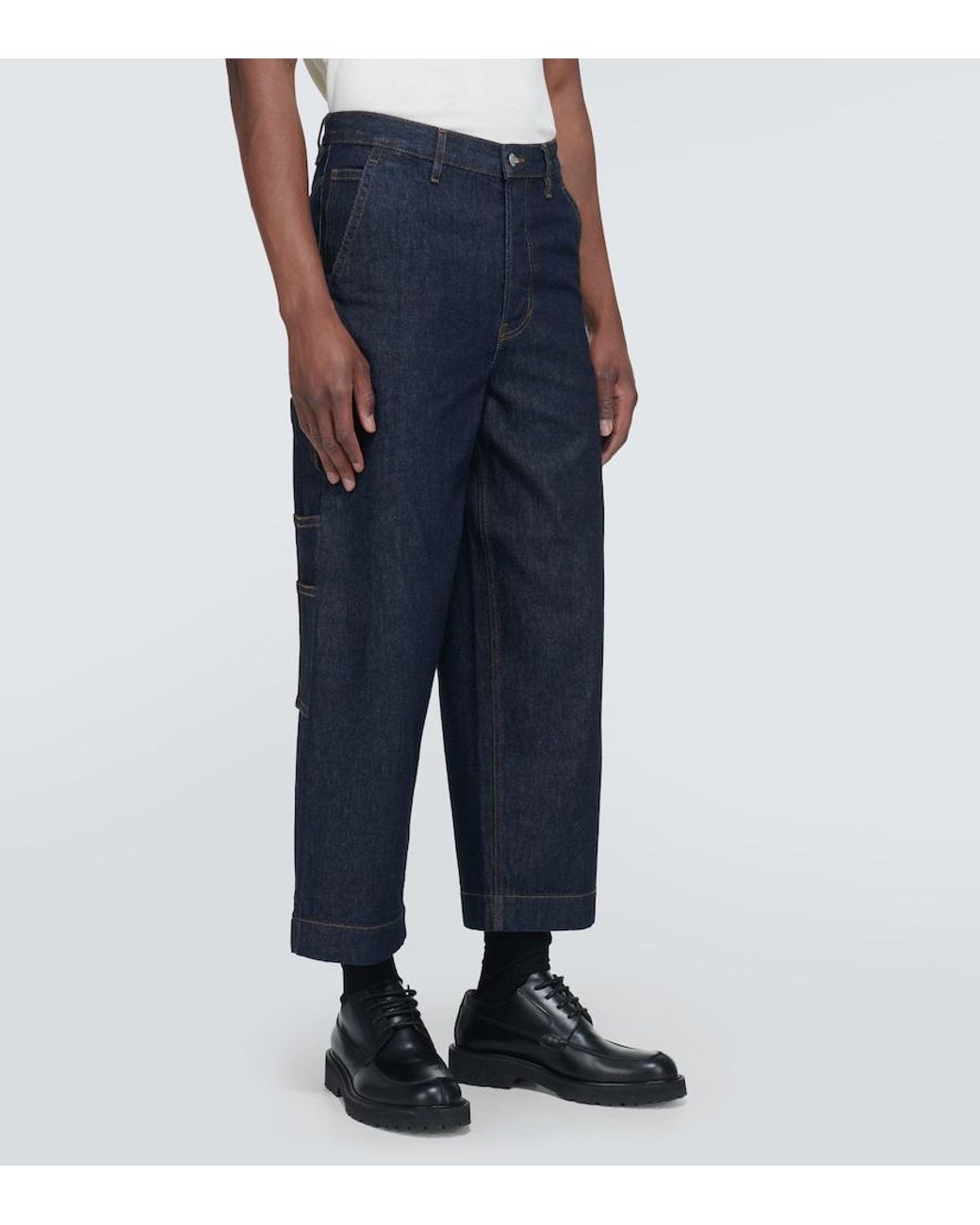 Jeans Rectos Dries Van Noten de hombre de color Blue