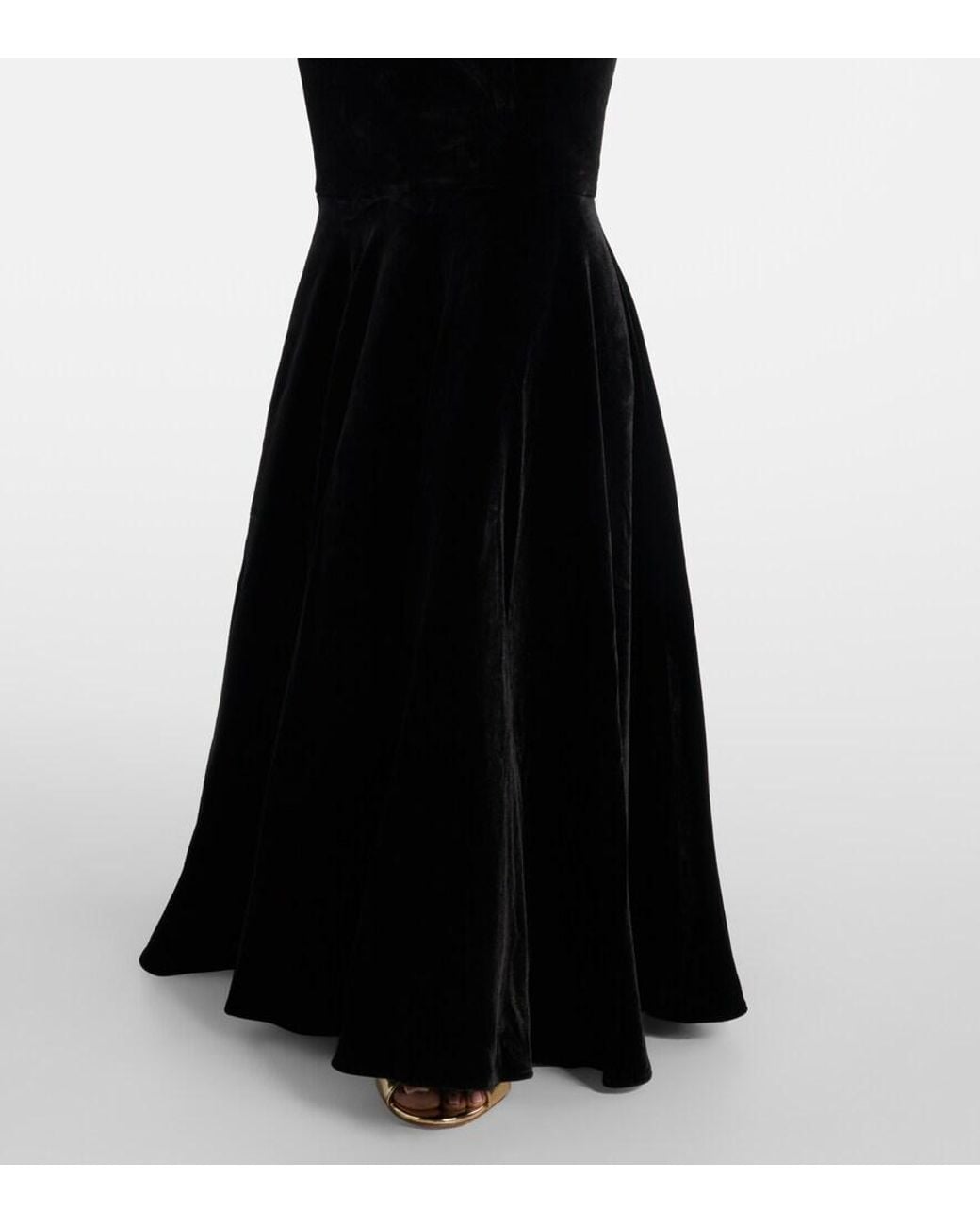 Self-Portrait Black Chain-Detail Corset Gown