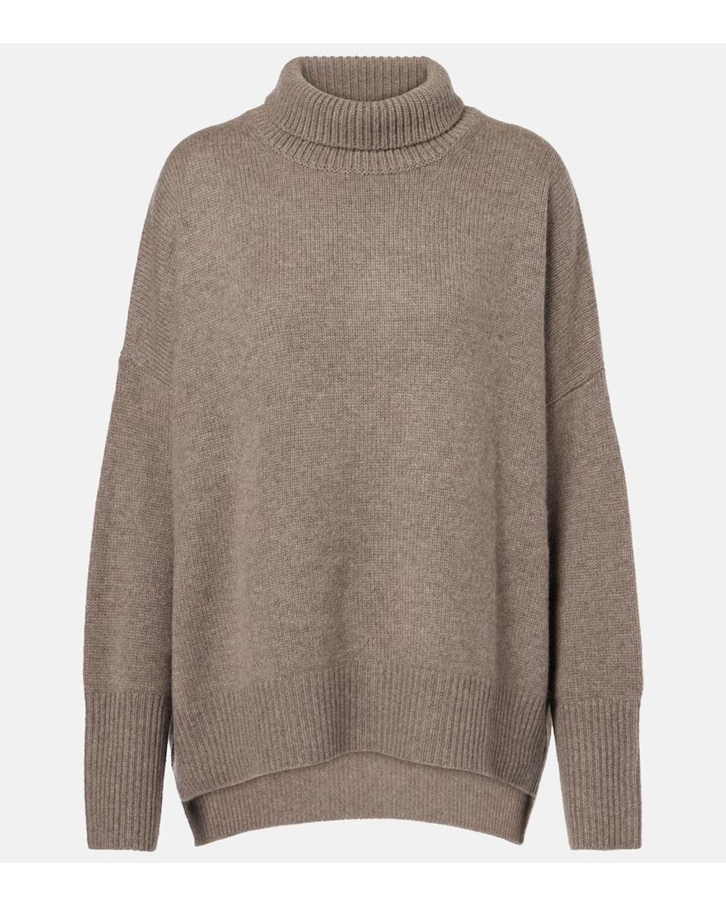 Lisa Yang Brown Heidi Cashmere Sweater