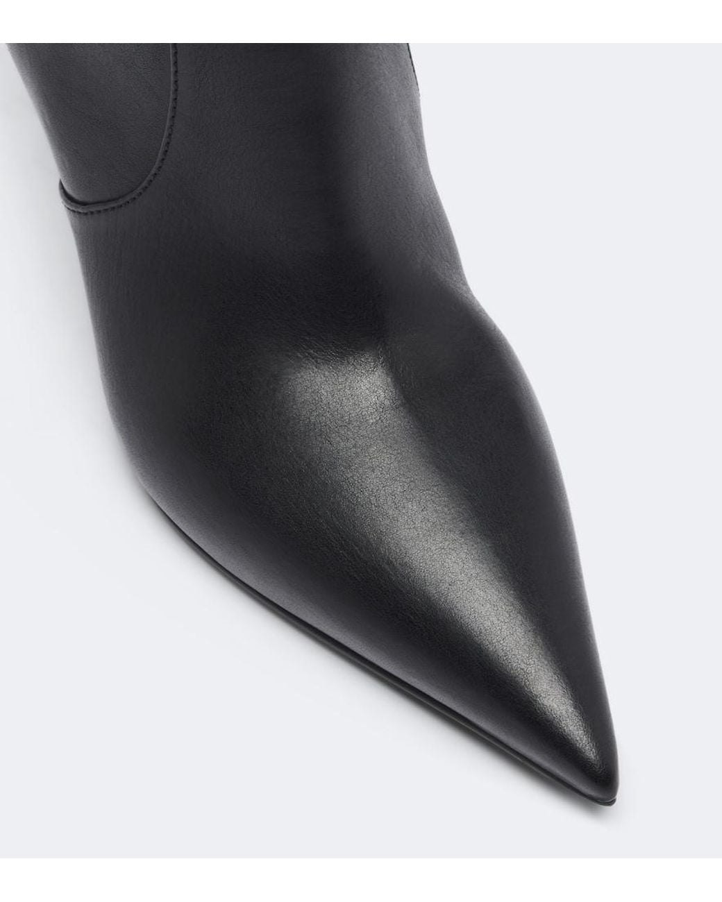 Brunello Cucinelli Black Monili Leather Knee-High Boots