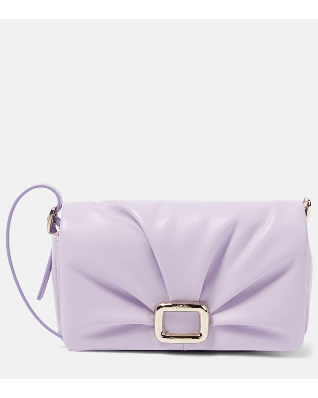 Borsa porta smartphone Viv' Choc in pelle di Roger Vivier in Viola