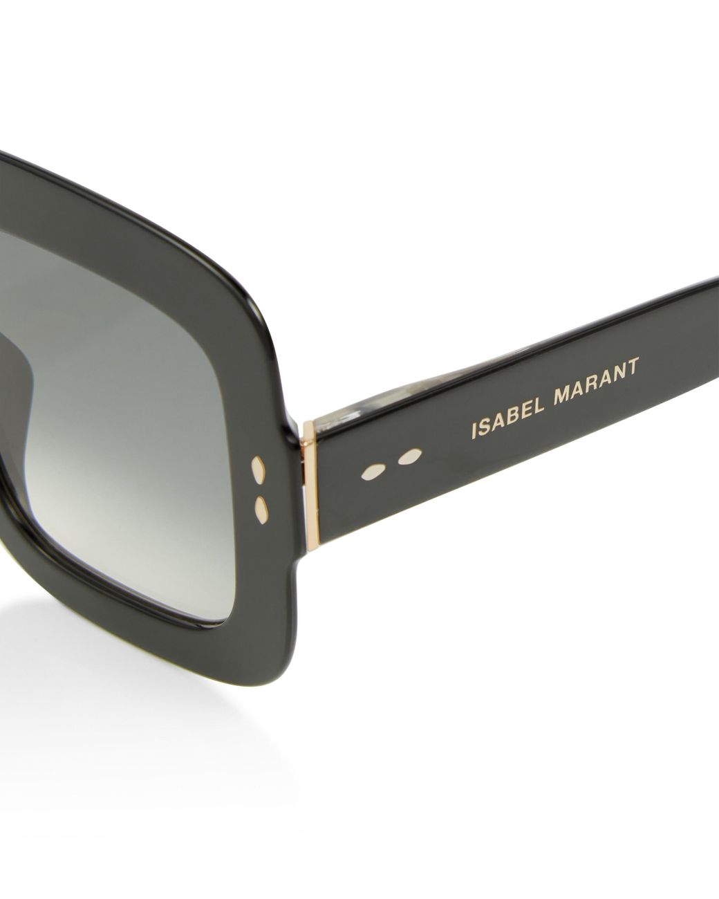 Isabel Marant Synthetik Eckige Sonnenbrille in Braun Damen Accessoires Handschuhe 