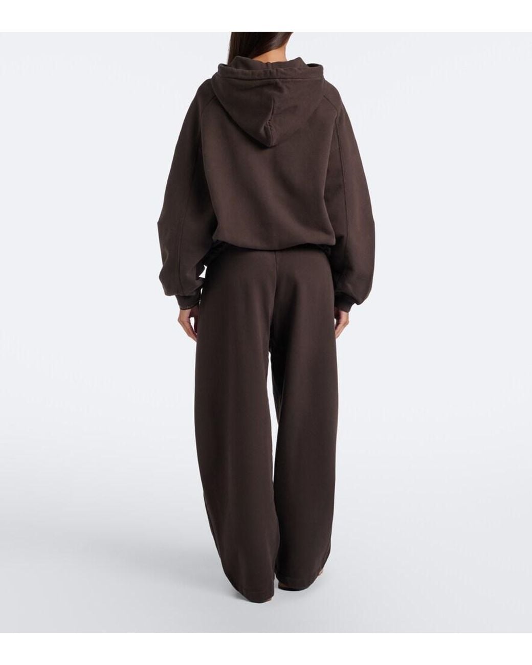 Jacquemus Brown Corso Cotton Fleece Sweatpants