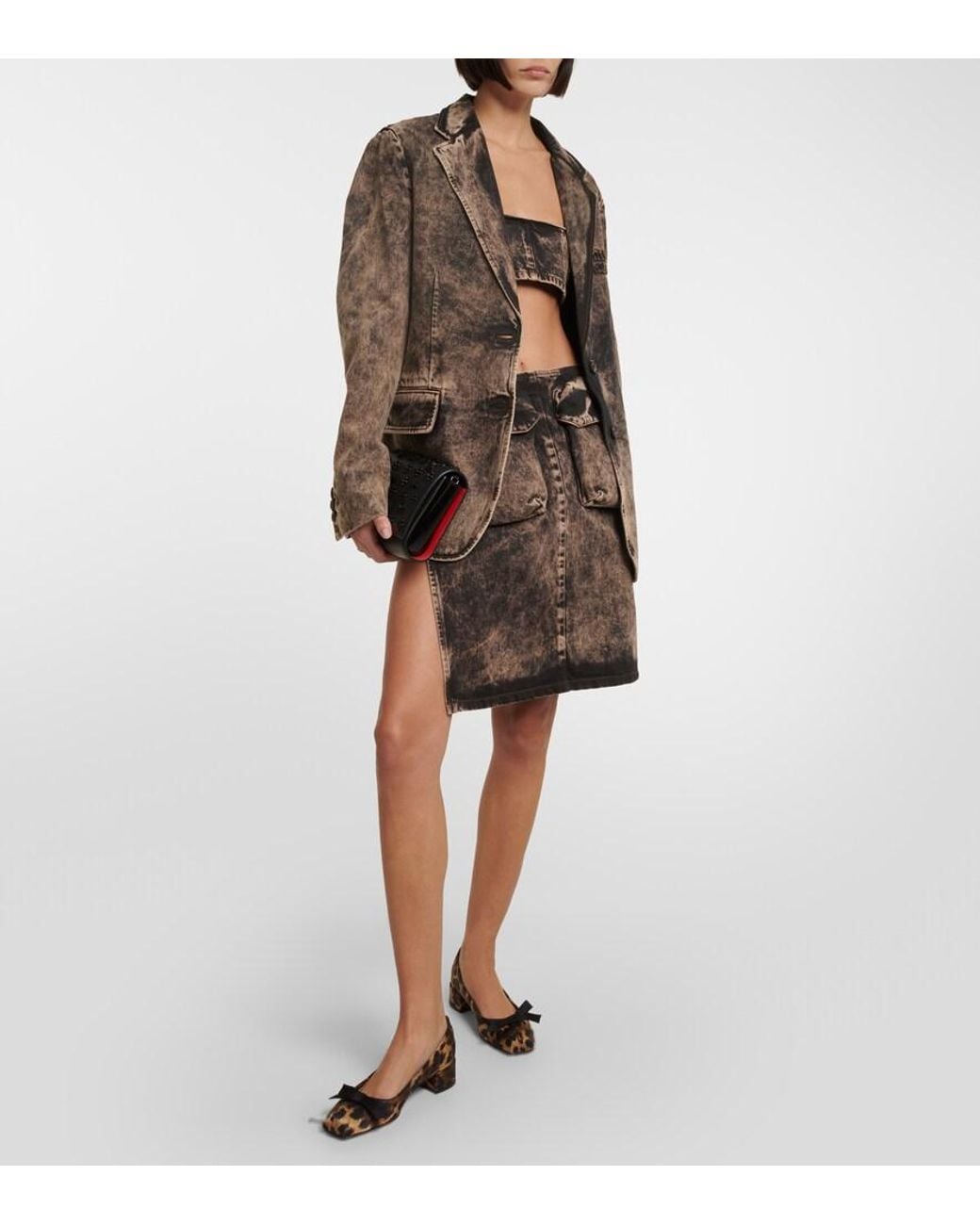 Christian Louboutin Brown Mamaflirt Leopard-Print Pumps