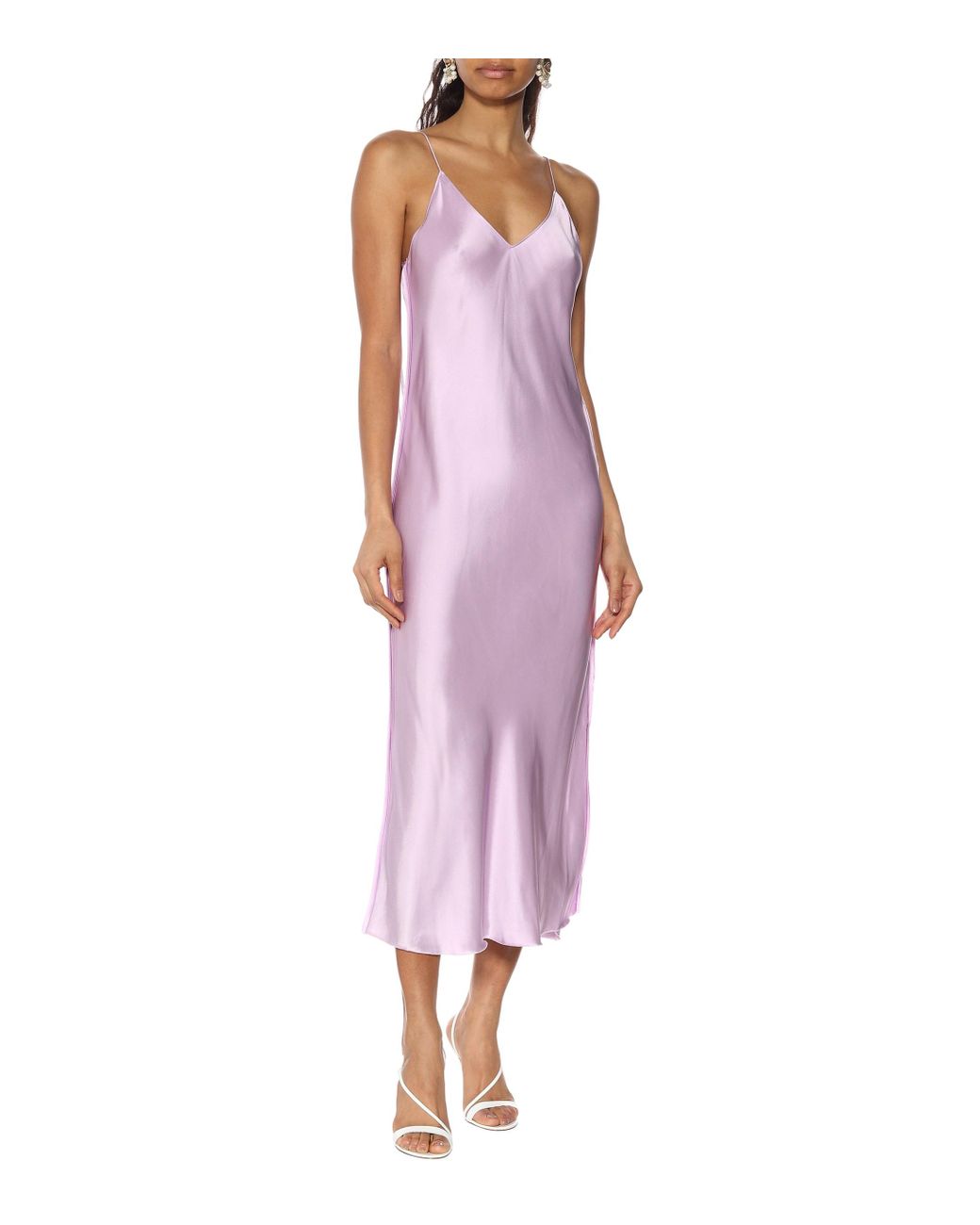 Helmut lang purple best sale dress