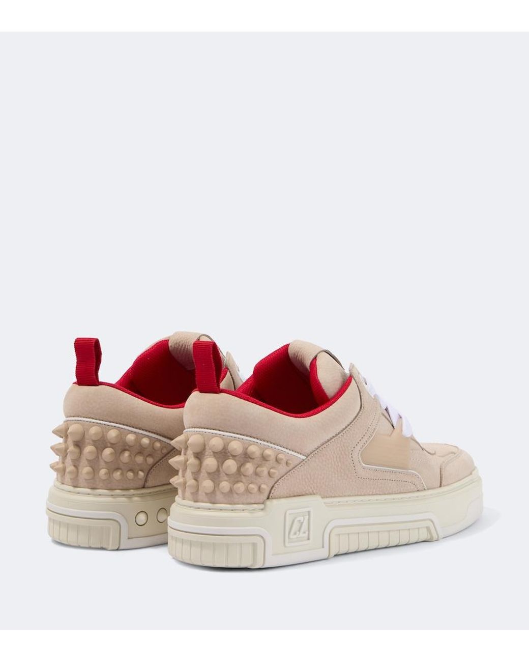 Christian Louboutin Natural Astroloubi Leather Sneakers for men