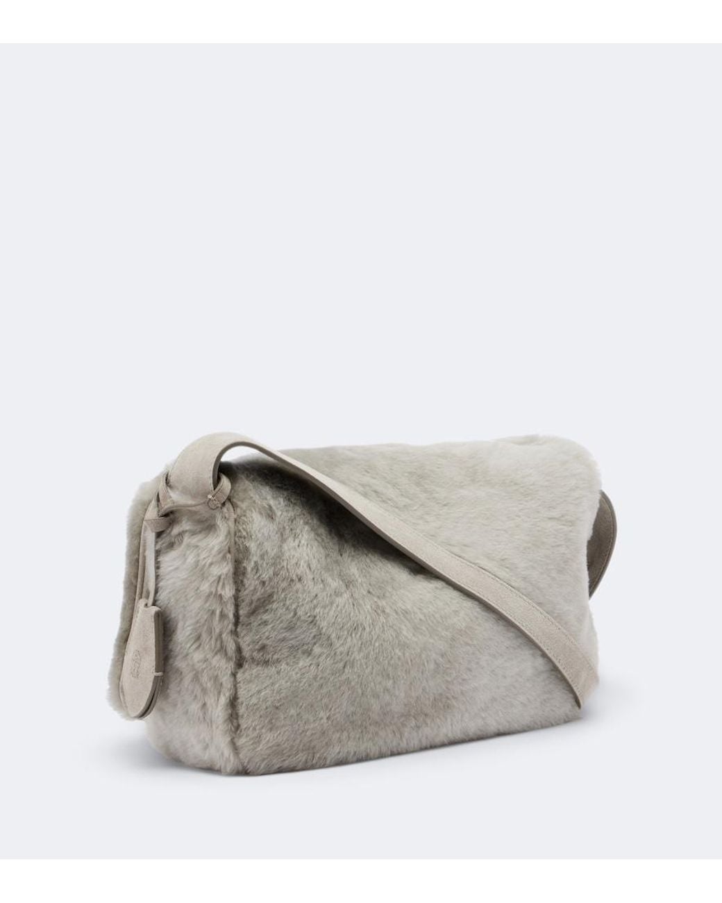 Borsa A Tracolla Medium di Brunello Cucinelli in Gray