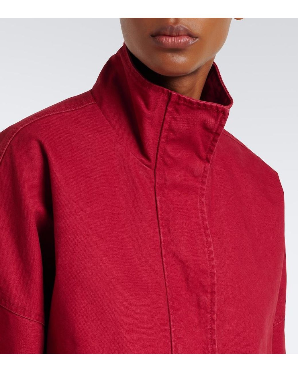 Velvet Red Hunter Cotton Parka