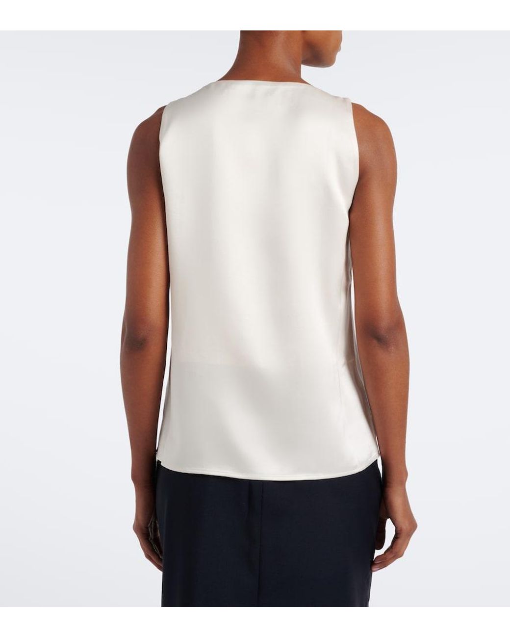 Rohe White Twill Tank Top