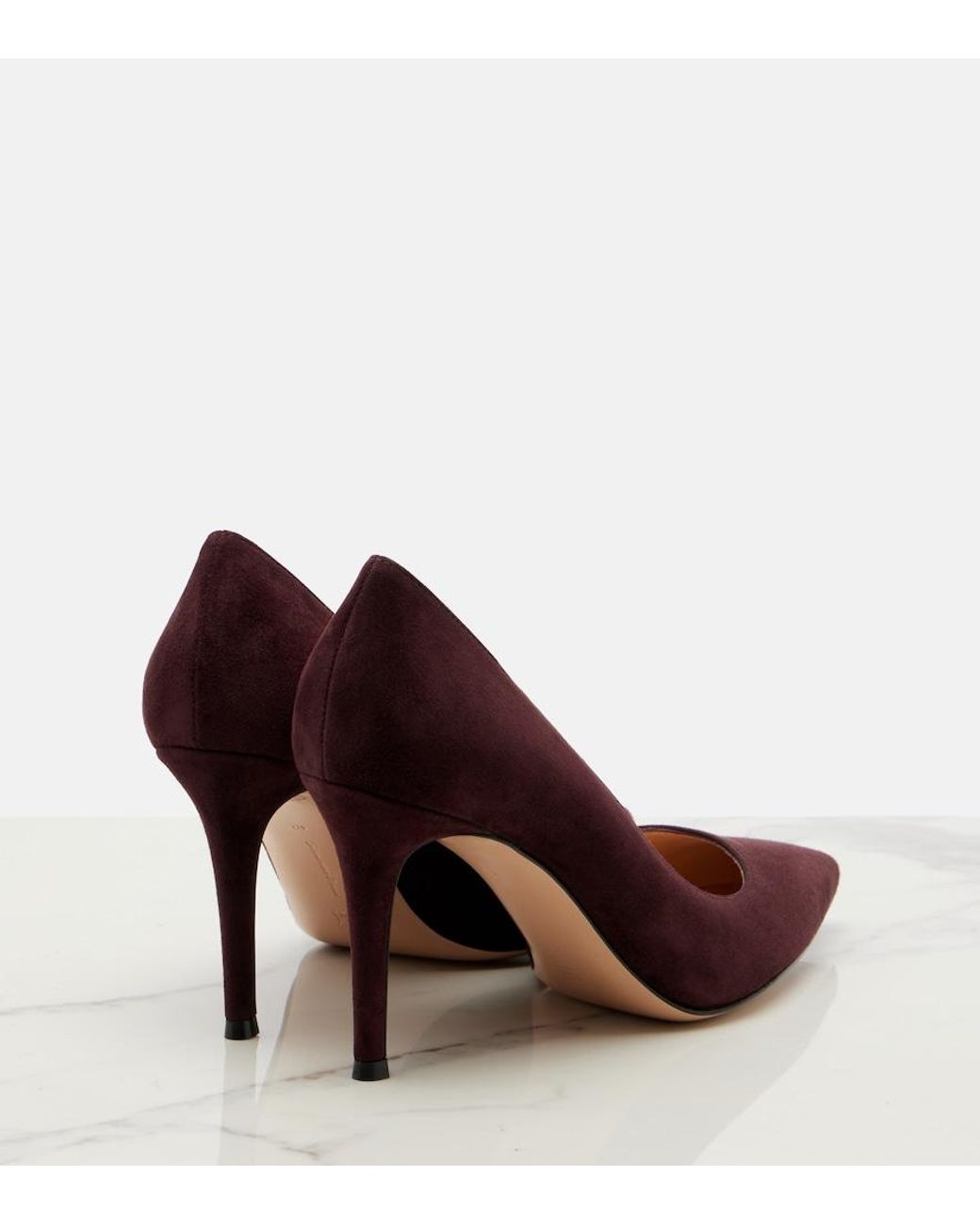 Gianvito Rossi Brown Gianvito Suede Pumps