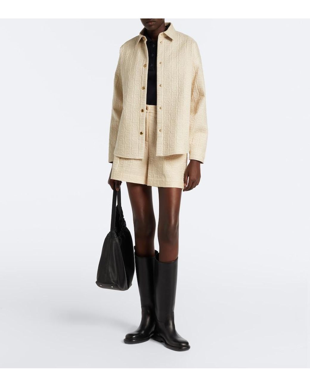 Moncler Natural Quilted Shirt