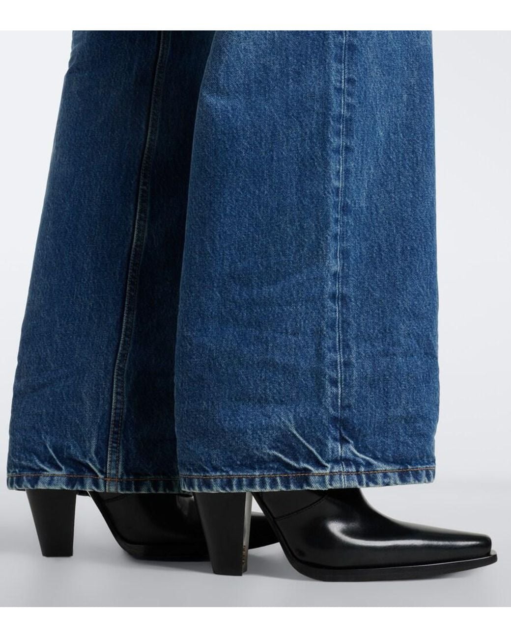 Saint Laurent Black Dylan Leather Chelsea Boots