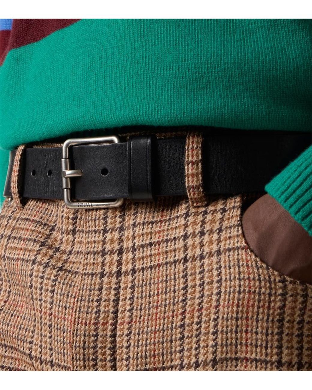 Loewe Guertel Aus Leder in Black für Herren