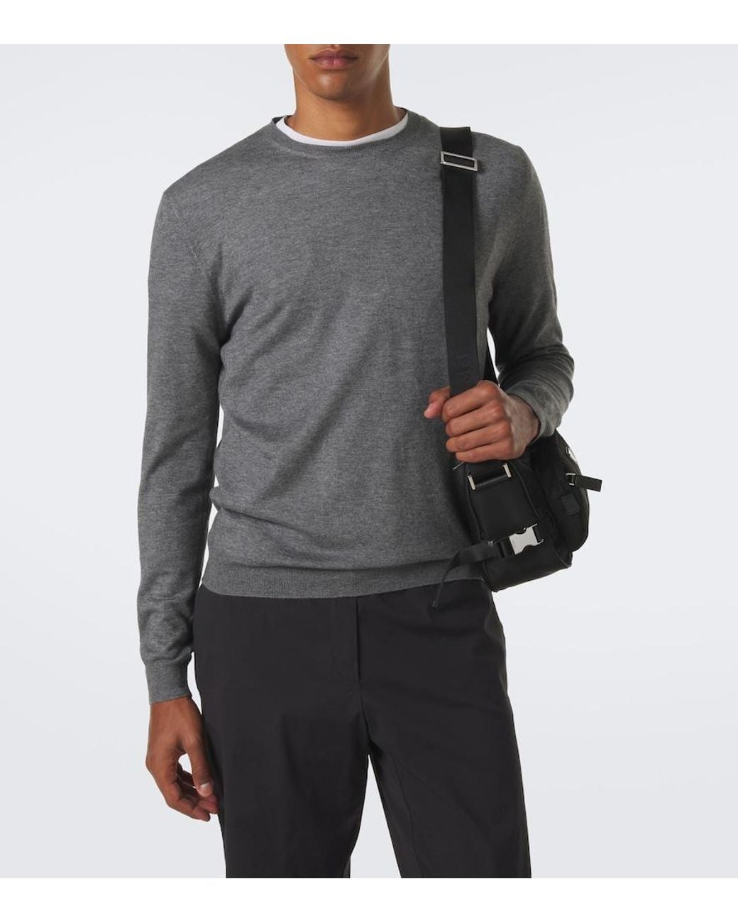Pullover di Prada in Gray da Uomo