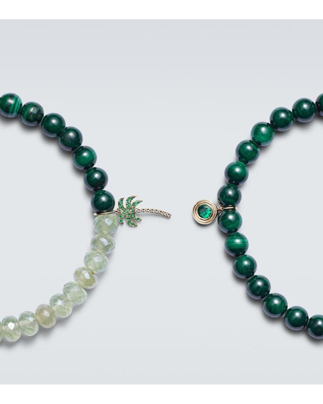 Sydney Evan Green 14Kt Set Of 2 Bracelets With Emeralds And Diamonds for men