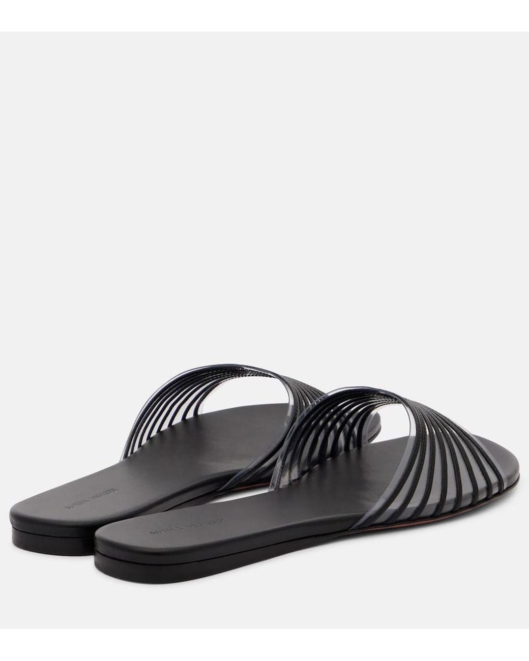 AMINA MUADDI Black Mookie Slides