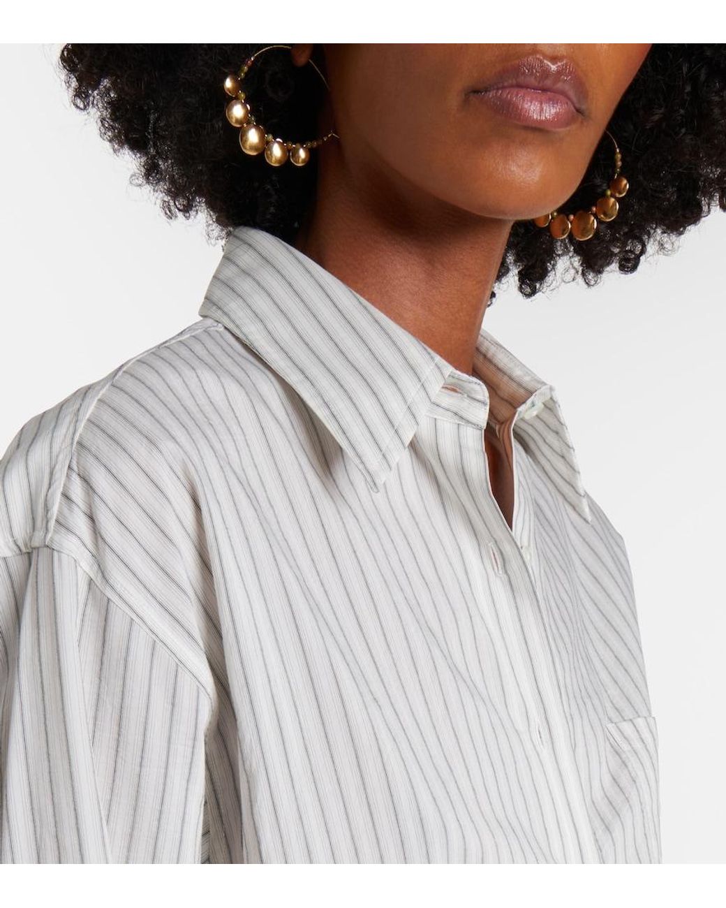 Camicia di Rohe in White