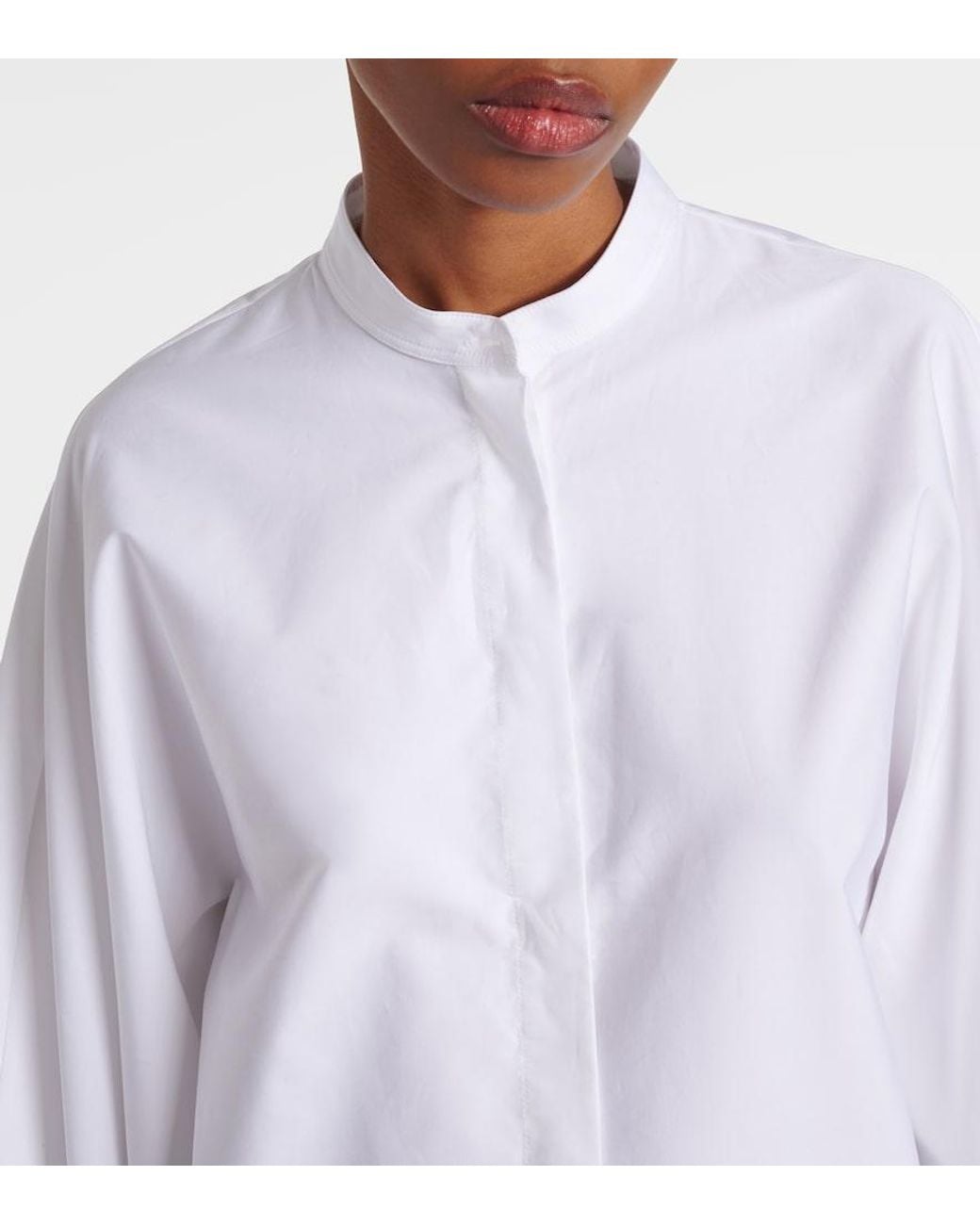Alaïa White Cotton Poplin Shirt