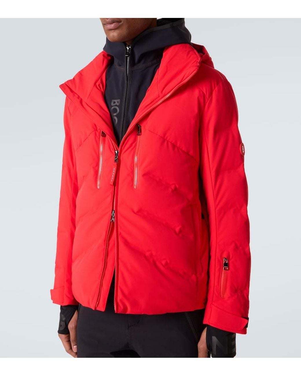 Bogner Red Jervis-D Hooded Down Ski Jacket for men
