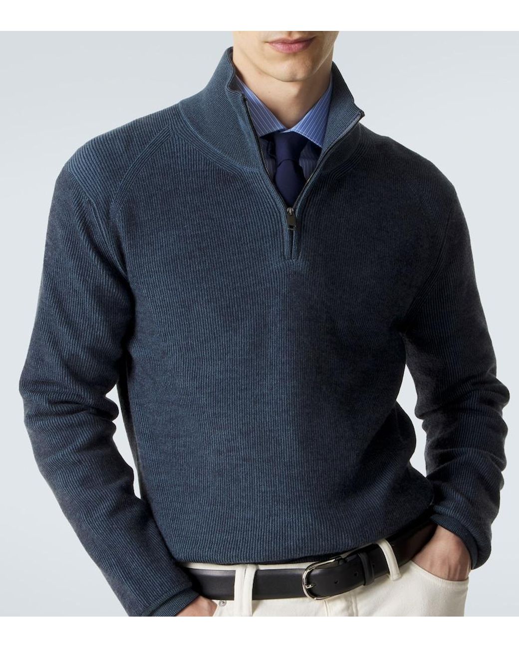 Pullover di Brioni in Blue da Uomo
