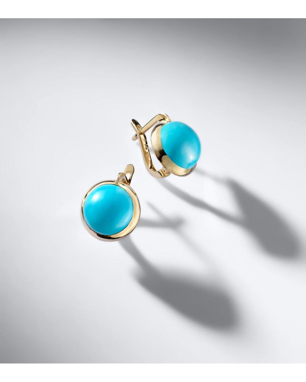 Ileana Makri Blue Eye 14Kt Earrings With