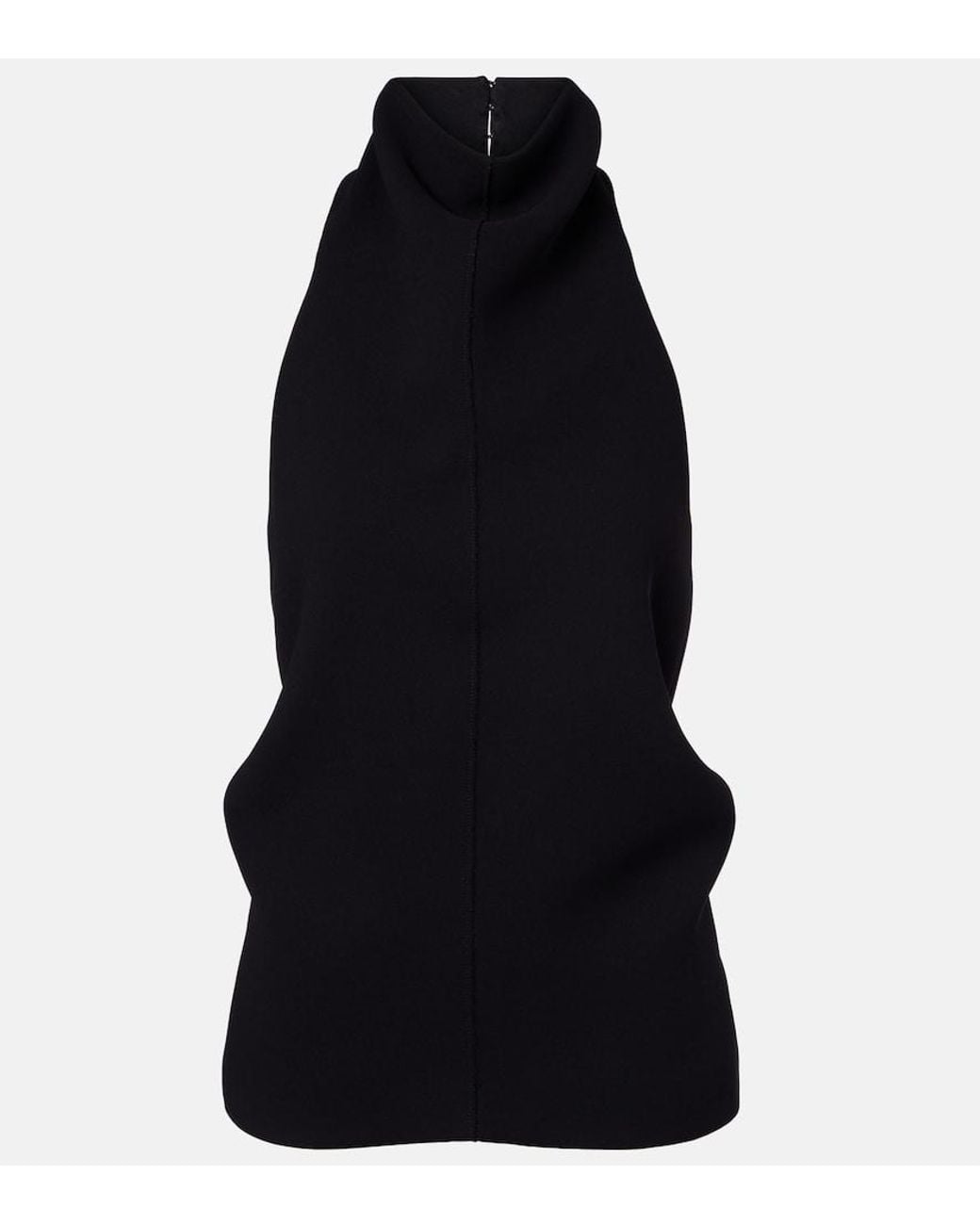 Khaite Black Rone Halterneck Top