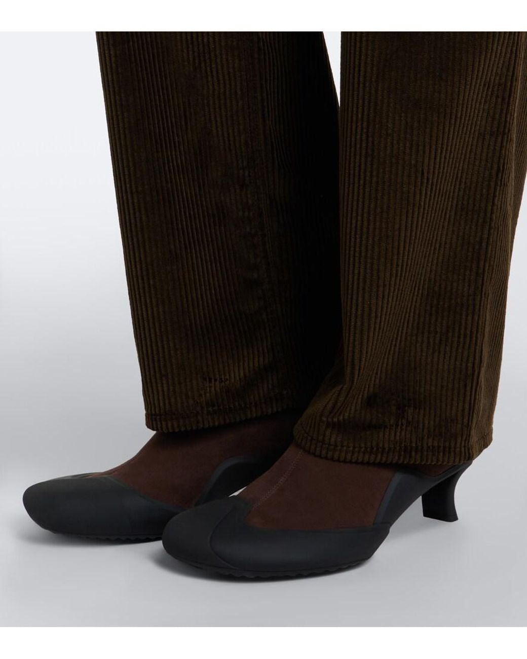 Loewe Brown Dive Suede Ankle Boots