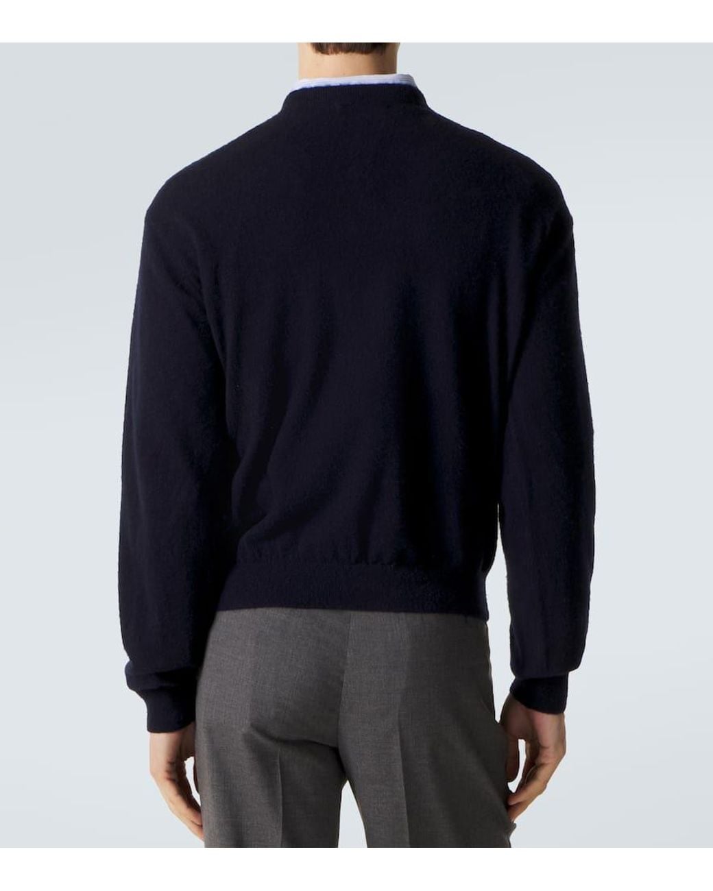 Cardigan di Auralee in Blue da Uomo