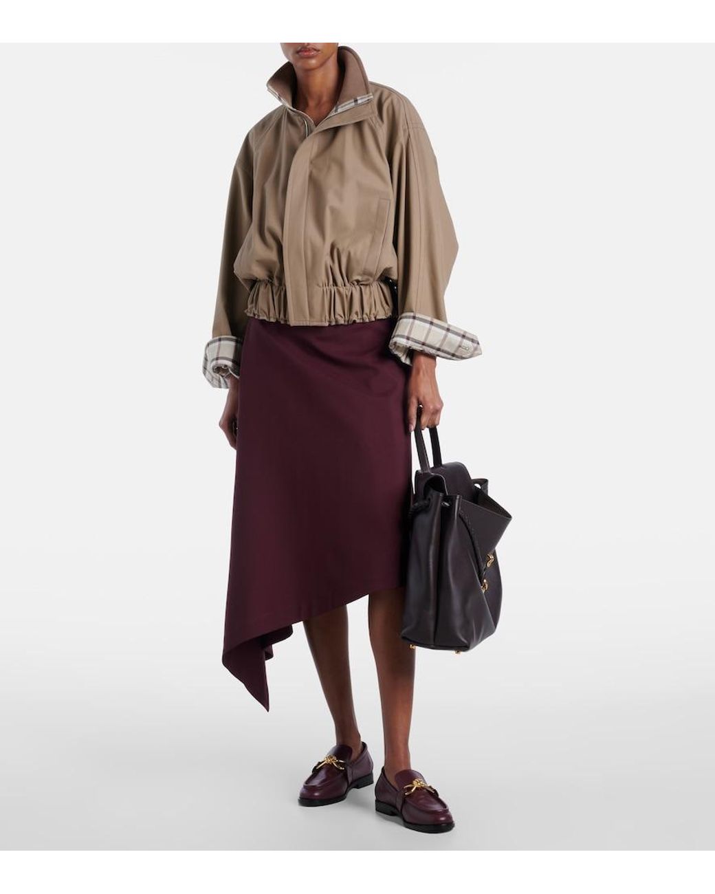 Bottega Veneta Purple Astaire Knot Leather Loafers
