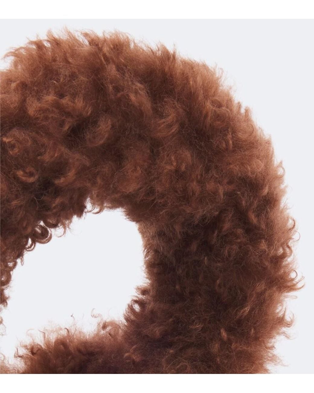 Yves Salomon Brown Shearling Earmuffs