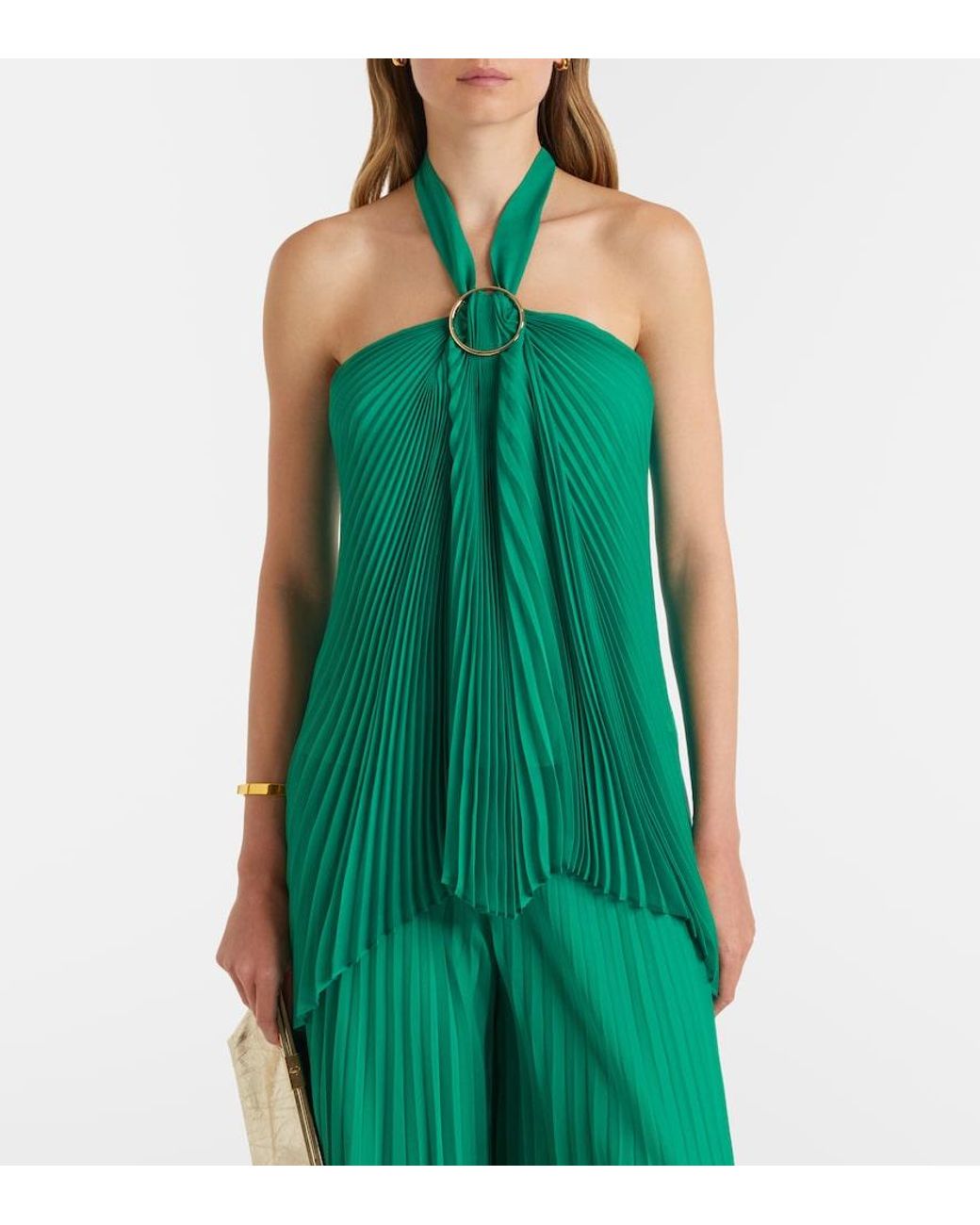 Max Mara Green Top Valzer