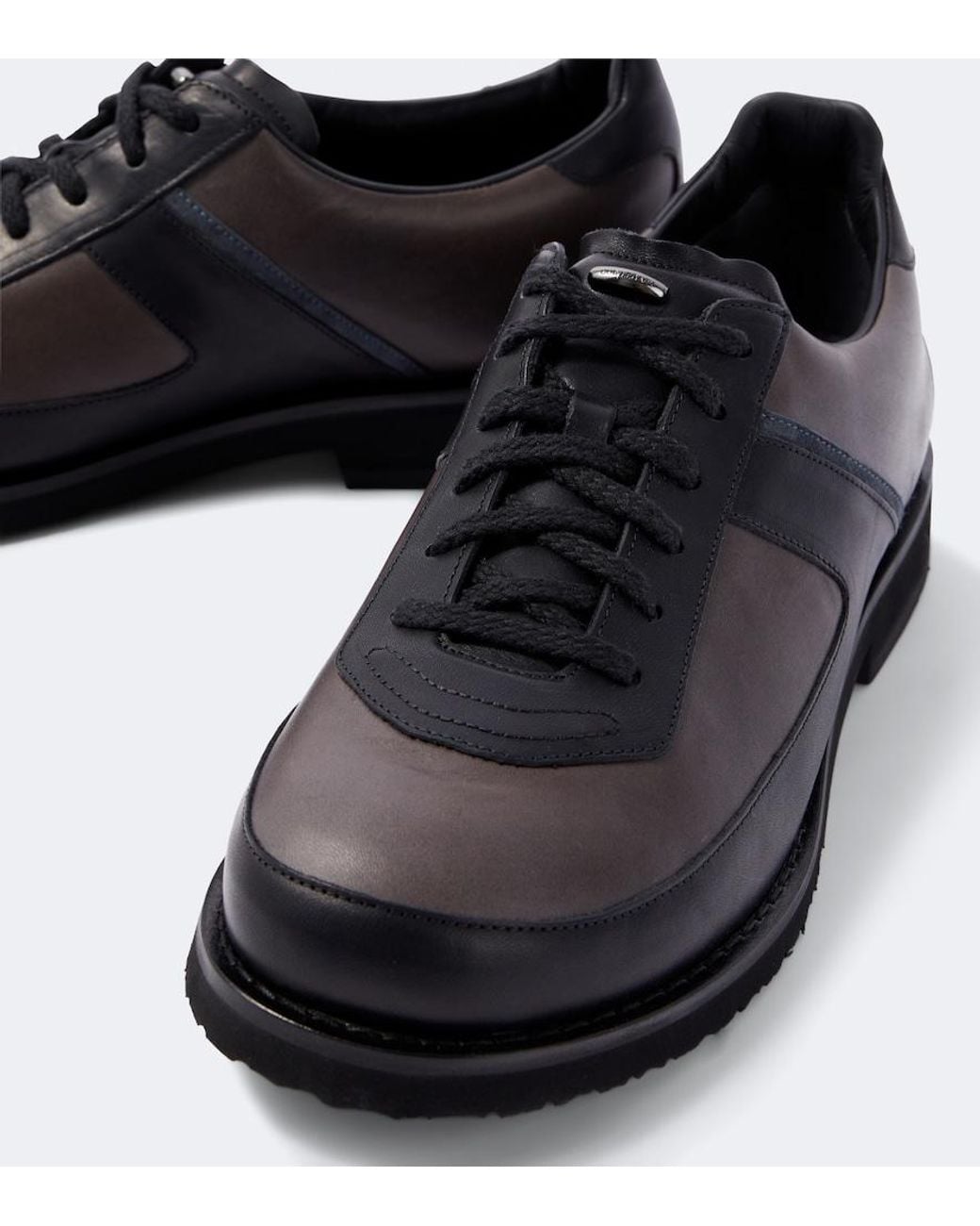 Our Legacy Black Ten Pin Leather Sneakers for men