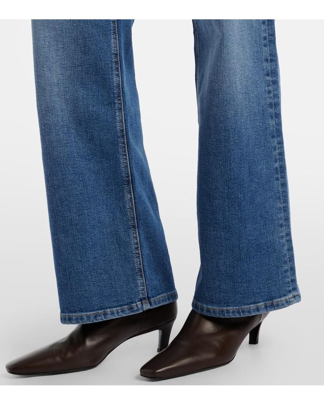 AG Jeans Blue New Baggy Wide-Leg Jeans