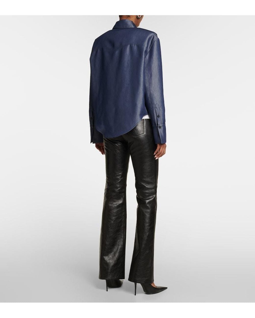 The Mannei Blue Toledo Cotton-blend Shirt