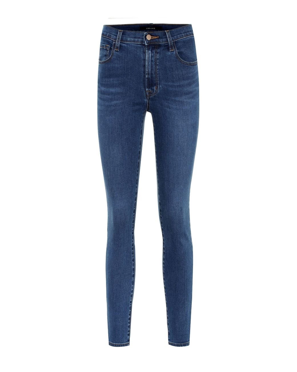 J Brand Denim Leenah High-rise Skinny Jeans in Blue - Lyst