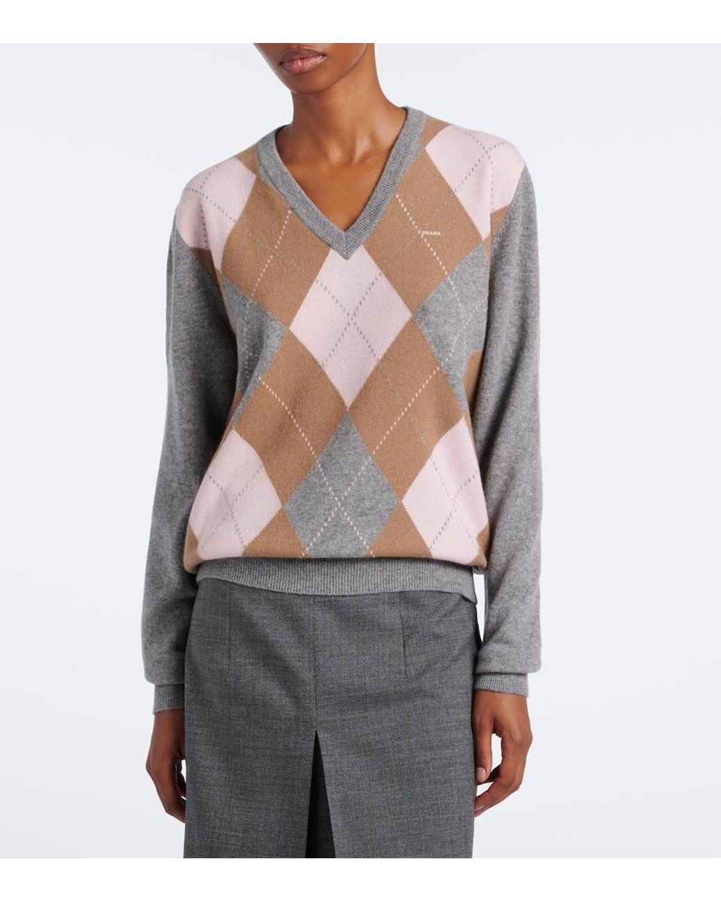 Pullover di Prada in Gray