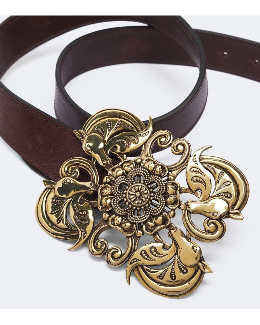 Chloé Metallic Leather Belt