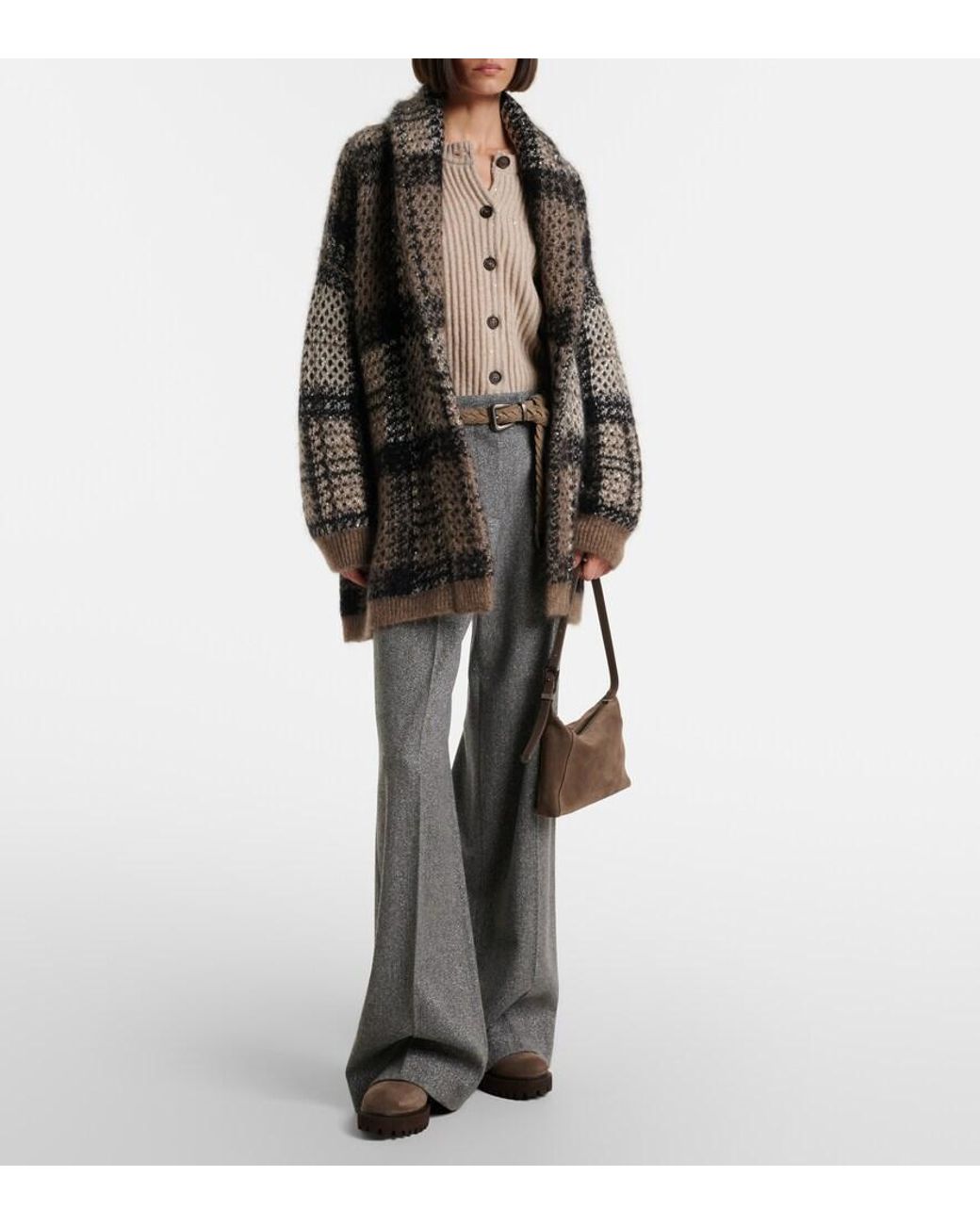 Brunello Cucinelli Brown Monili Suede Chelsea Boots