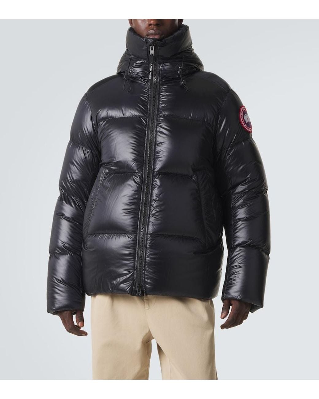 Canada Goose Black Crofton Down Jacket for men