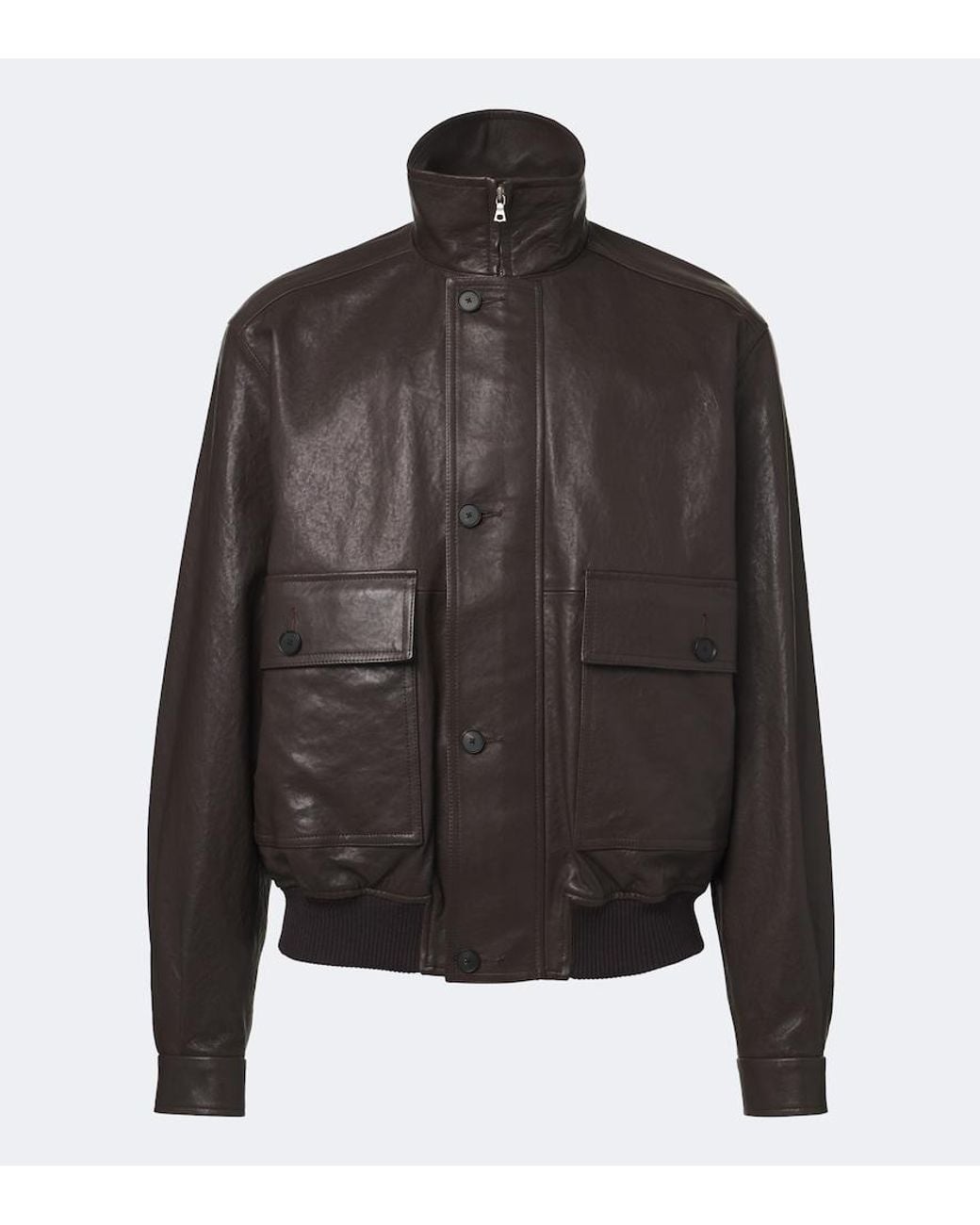 Auralee Lederjacke in Black für Herren