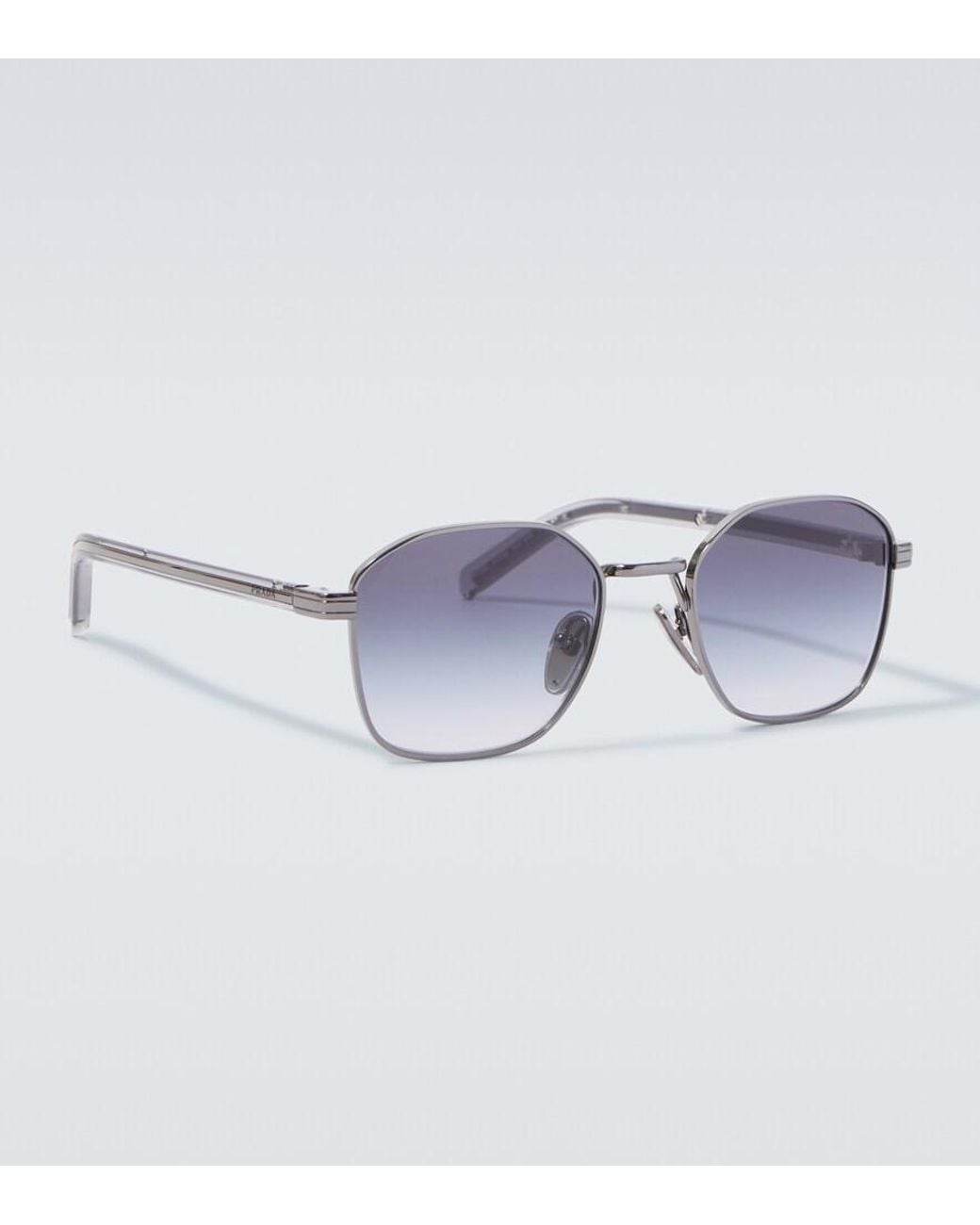 Prada Blue Square Sunglasses for men