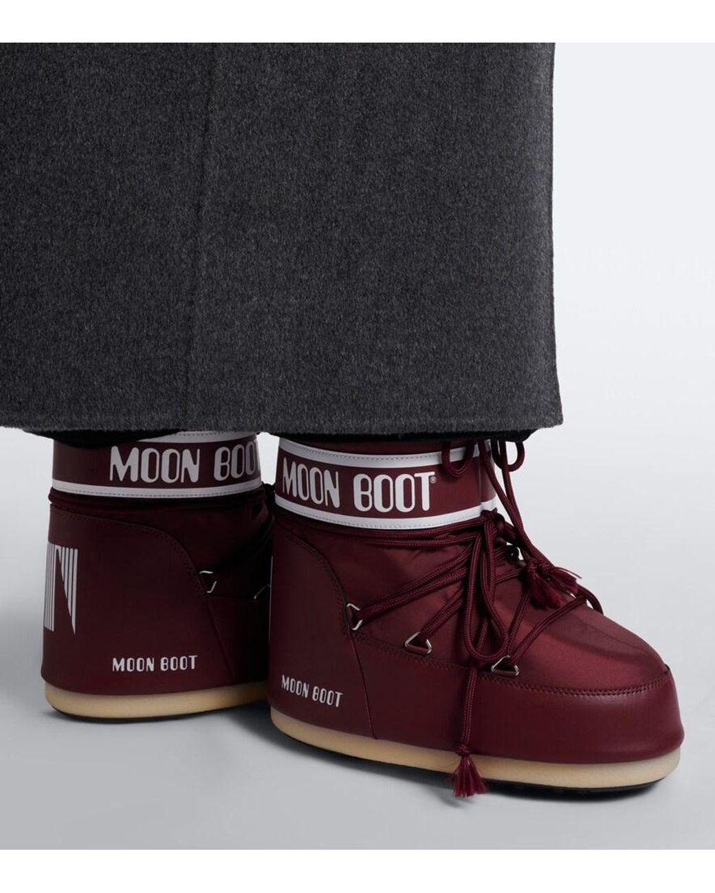 Moon Boot Red Icon Low Snow Boots
