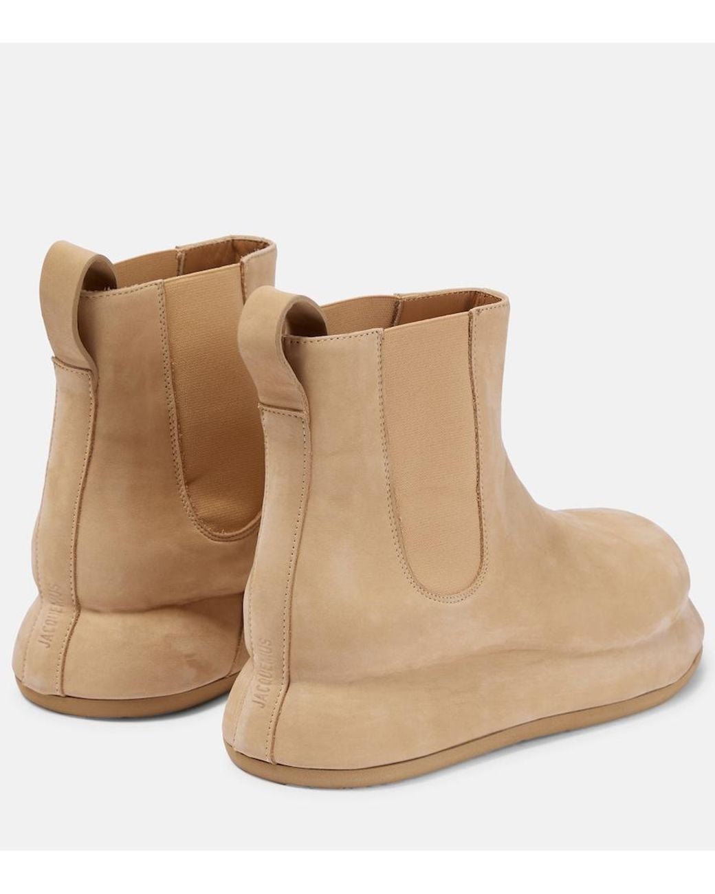 Jacquemus Natural Les Bottes Bricciola Leather Chelsea Boots