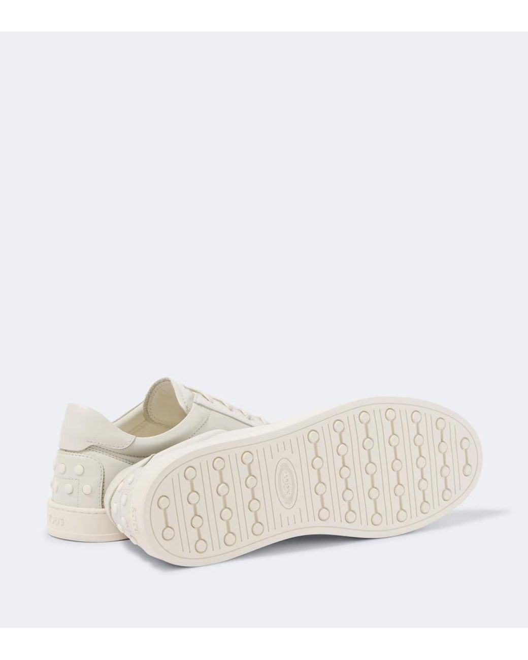 Tod's White Leather Sneakers for men