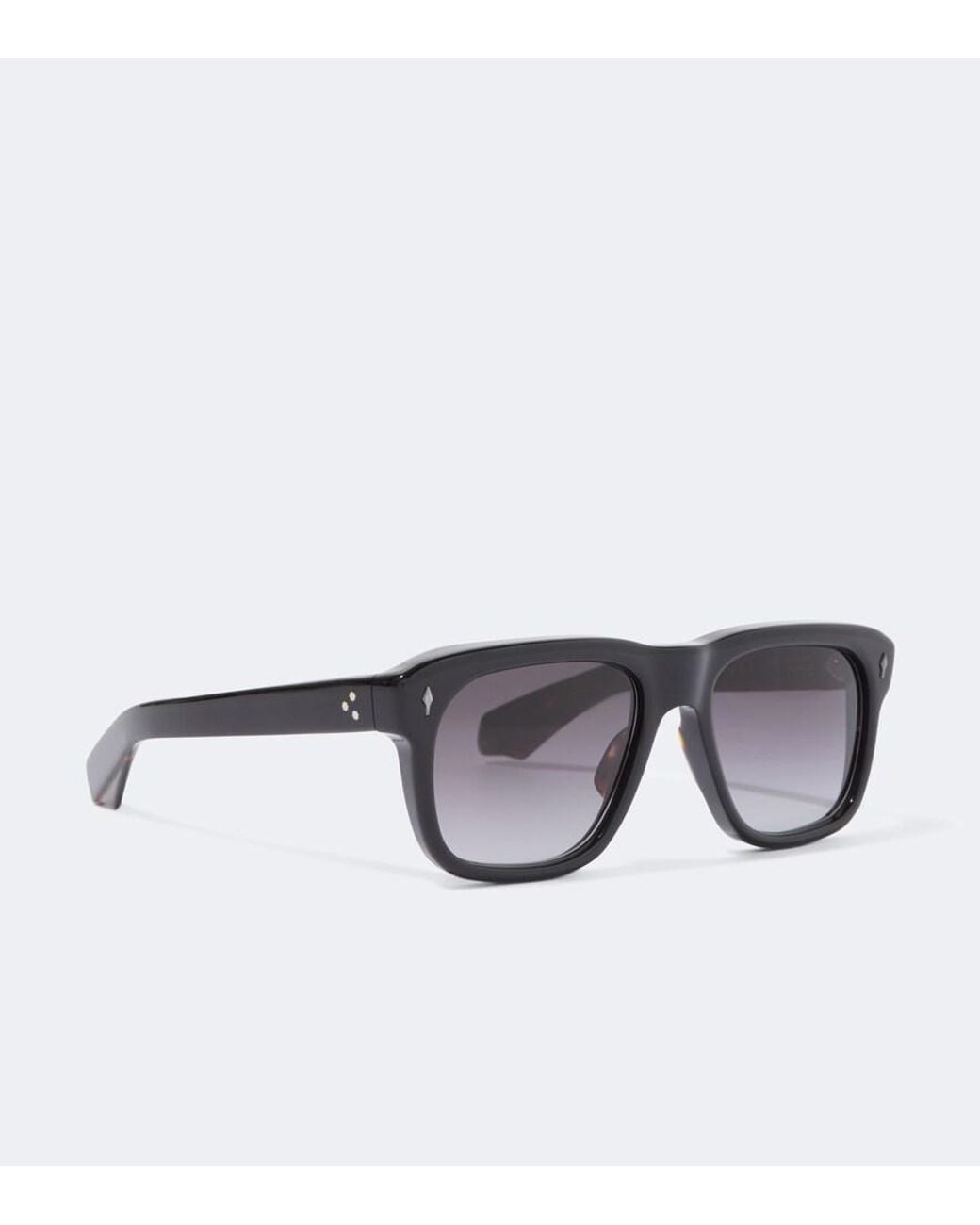 Jacques Marie Mage Black Yves Rectangular Sunglasses for men