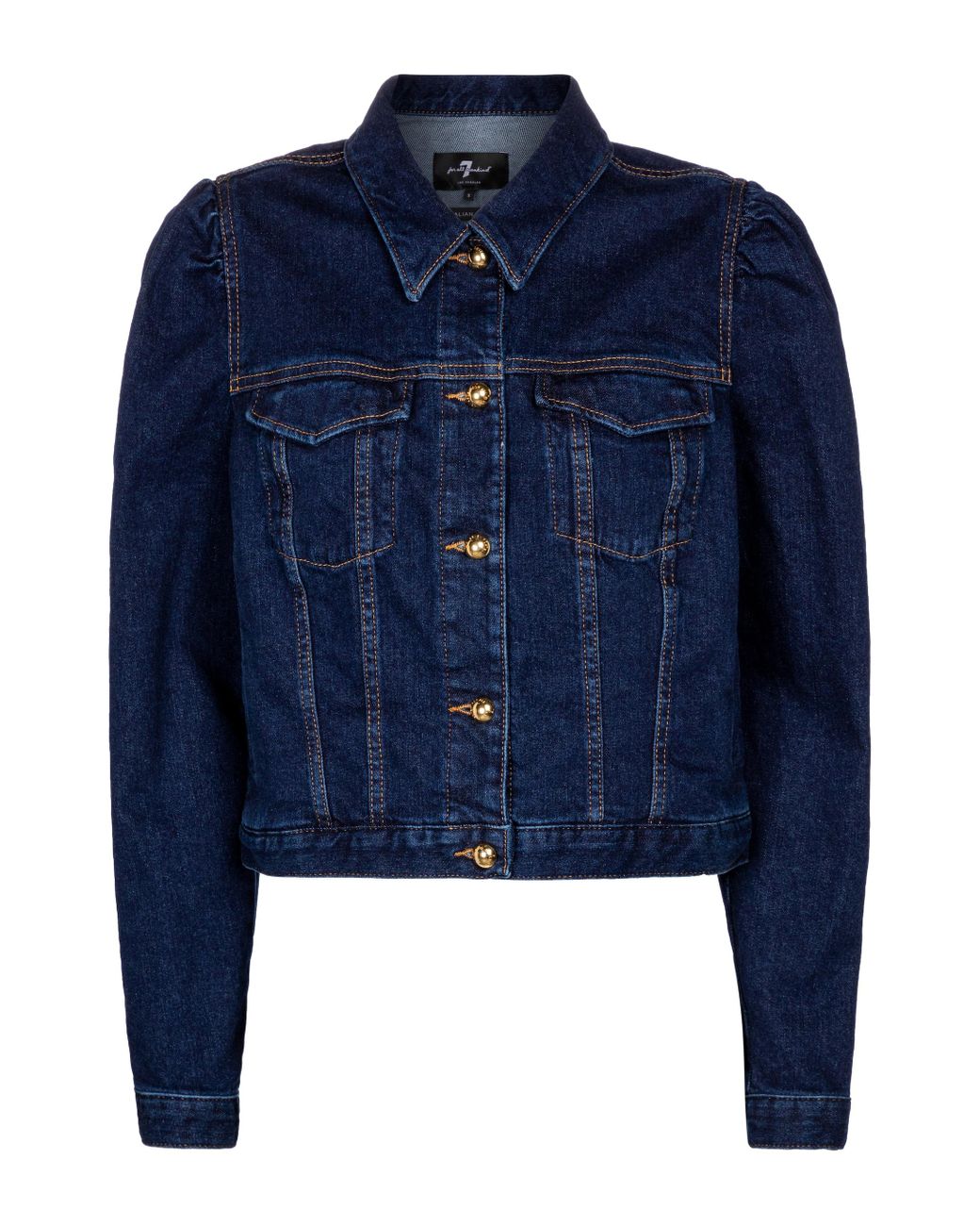 7 For All Mankind Denim Jacket in Blue - Lyst